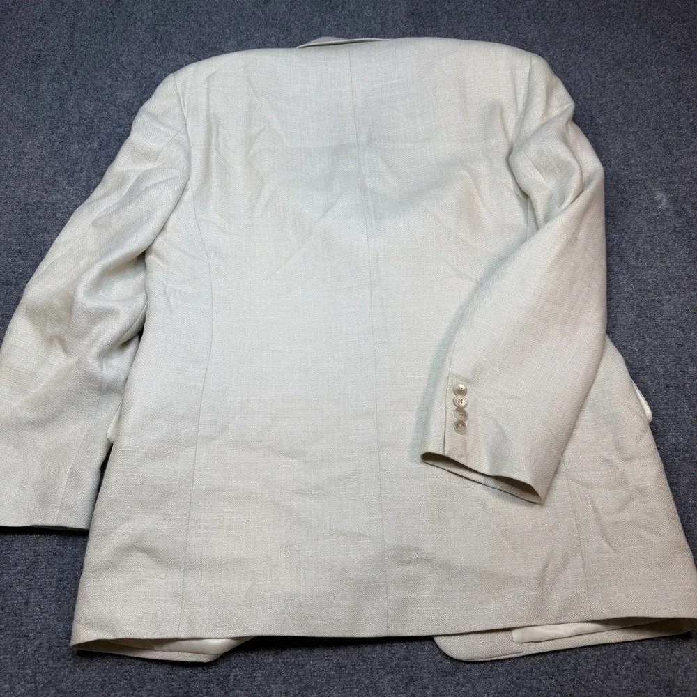 NWT Alfani Wool Linen Blazer 42L Sport Coat Lanificio del Casentino Italy Mens